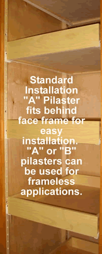 1209 Adjustable Pantry A Pilaster