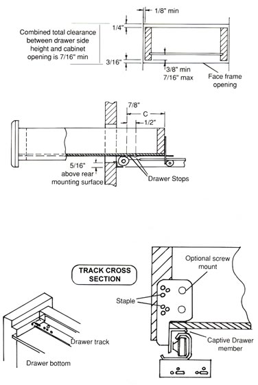 Houck Go Ez, GOEZ, Go E Z, EZ Go 500 Series, Concealed Undermount 