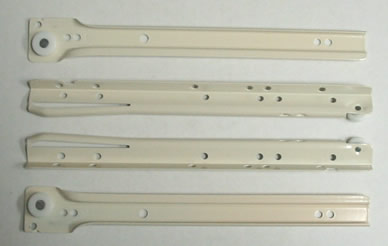 Side mount drawer slides 12, 3/4 extension, 100 lb.  